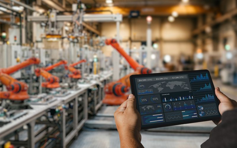 Automated robotic manufacturing cell